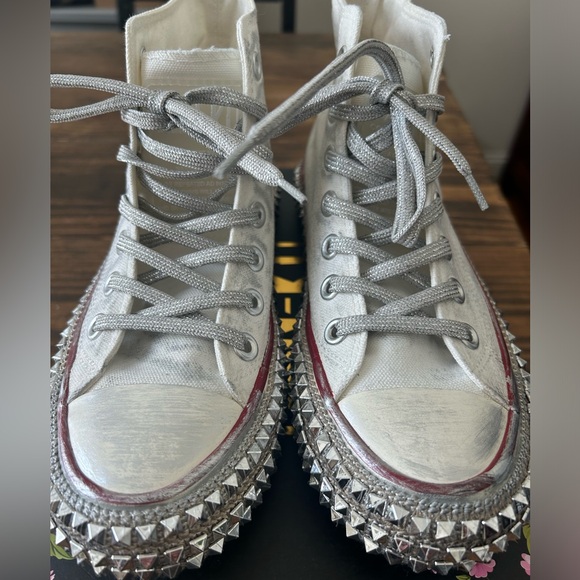 Nan-ku Cruise Studded Hi Top Sneakers - Picture 1 of 6